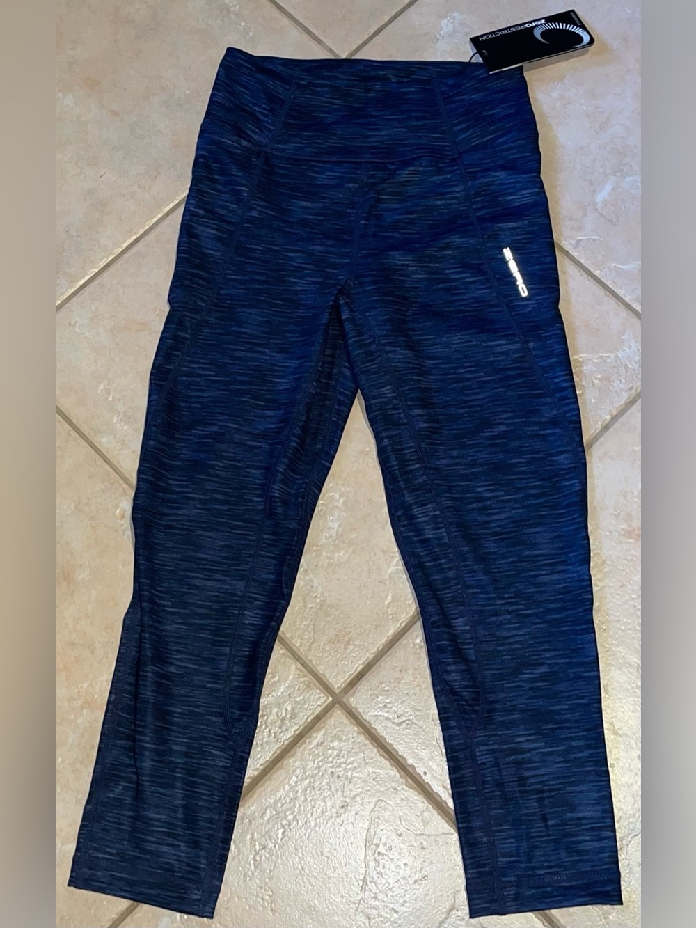 Zero Restriction NEW NWT Women’s Bae Capri Legging Pants XS Blue Active